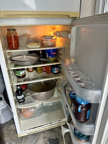 mətbəx sobasi: İşlənmiş 2 qapılı Nord Soyuducu Satılır, rəng - Ağ — 5