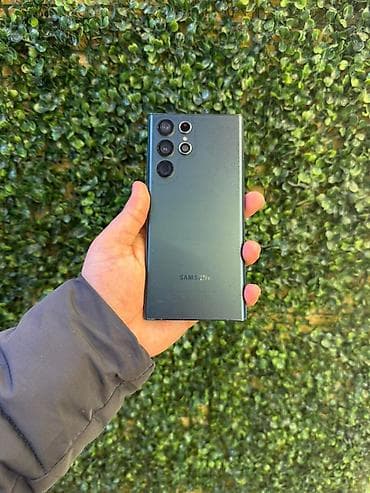 samsung nu7090 55: Samsung Galaxy S22 Ultra, 256 GB, rəng - Yaşıl, Simsiz şarj — 2