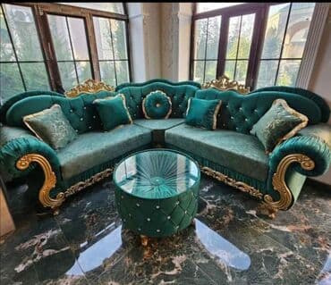 mətbəx kunc divanları masaları: Künc divan, Yeni, Açılan, Bazalı, Parça, Şəhərdaxili pulsuz çatdırılma — 3