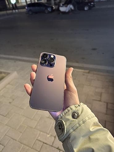 iphone xe: IPhone 14 Pro, Deep Purple, Face ID — 4