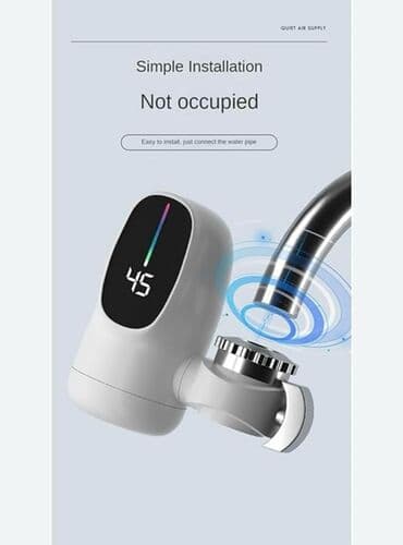 hamam krantları: Su qizdirici Ani sunqizdirici İsti su krani ✅LCD Temperatur Ekranı — 5