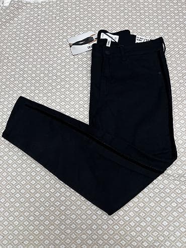 Женские брюки: Брюки, Mango, цвет - Черный — 2