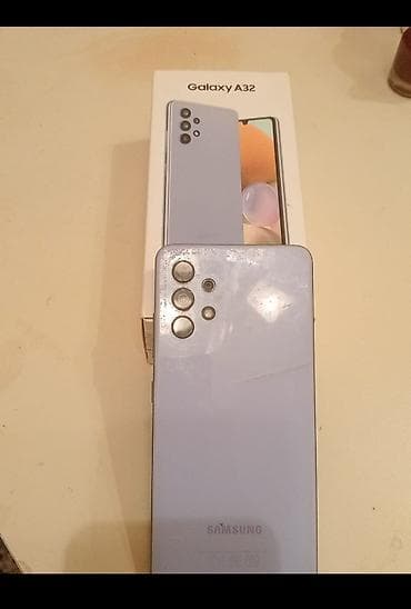 samsung galaxy s: Samsung Galaxy A32, 64 GB, rəng - Bənövşəyi, Face ID — 2