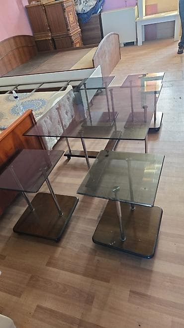 termo ucuz: Kvadrat masa, Açılmayan, Təkərsiz, Şüşə, Zəmanətsiz — 1