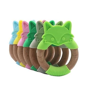 toy pudil: Taxdadan hazırlanmış silikon diş qaşıyıcı 1.Uşaq molar oyuncaqları — 5