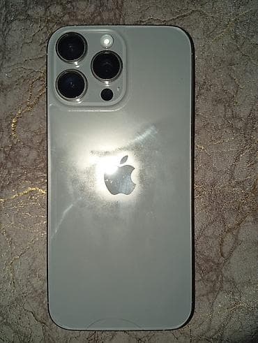 en ucuz iphone 11 pro max: IPhone 16 Pro Max, 512 GB, Natural Titanium, Barmaq izi, Face ID — 2