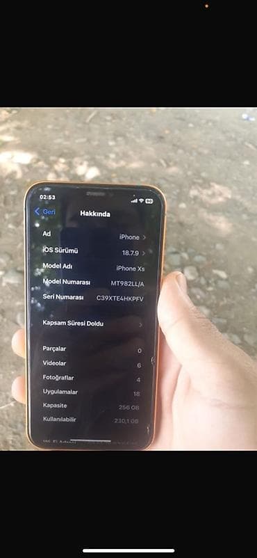 apple 5 s: IPhone Xs, 256 GB, Narıncı, Face ID — 3