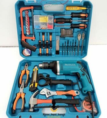 nabor desti: Drel makita yeni keyfiyyətli təmiz mis sarğı ilə yeni 710w — 1