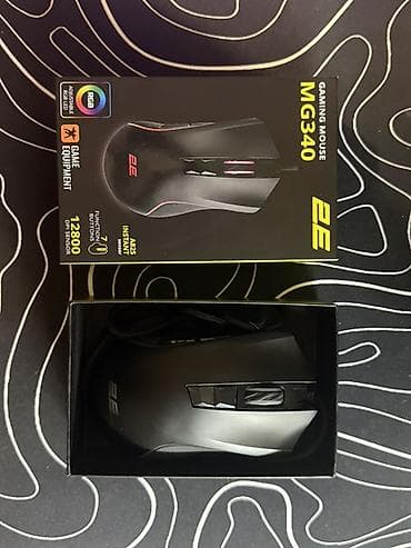 maus altlığı: 2E MG340 Gaming Mouse - Sensor: A825 Instant - Həssaslıq: 12 800 DPI — 2