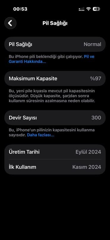 iphone 6 plus ikinci el: IPhone 16 Pro, 128 GB, Face ID — 13