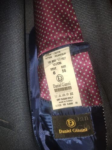 göy rəngli kişi cemperləri: Kostyum, Demisezon, Asos, 6XL, rəng - Göy — 3