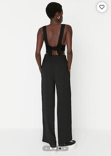 trapes salvar: Şalvar, Trendyolmilla, S, rəng - Qara — 4
