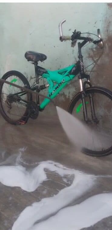 Toyota: RAMBO dağ velosipedi - Rəng: parlaq firuzəyi-yaşıl, qara detallarla - — 1