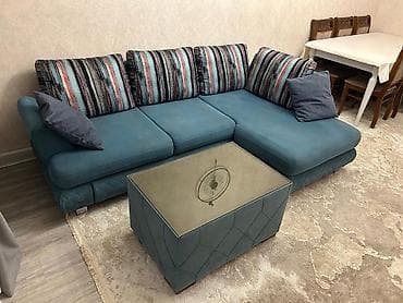 qəhvə stolu transformatoru: Künc divan, Qonaq otağı üçün, Açılmayan — 2