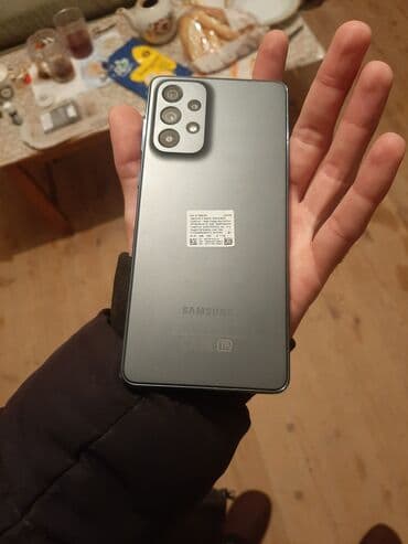 Samsung Galaxy A73 5G, 256 GB, rəng - Boz, Zəmanət, Düyməli, Sensor lalafo.az -da Samsung Galaxy A73 5G, 256 GB, rəng - Boz, Zəmanət, Düyməli, Sensor