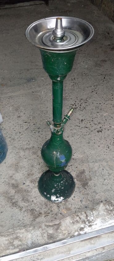 çaşqa qəlyan: Nargilə gövdəsi və kömür lövhəsi - Material: metal gövdə, paslanmaz — 1