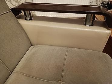 ikinci el mebler: İşlənmiş, Di̇van-kravat, 2 kreslo, Bazalı, Açılan — 5