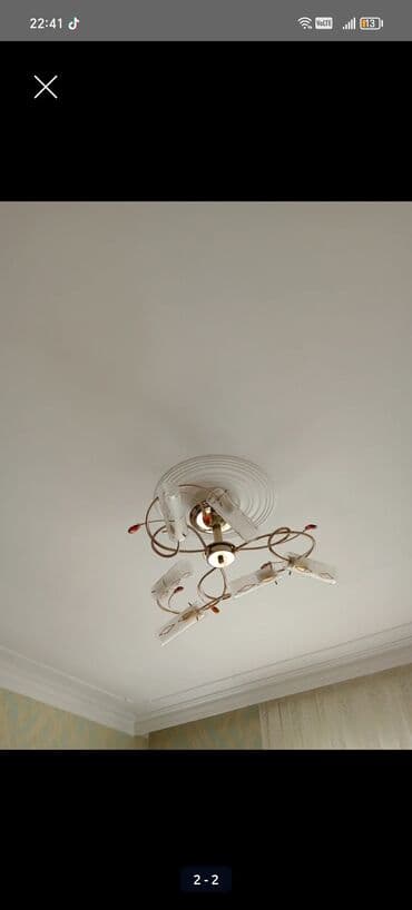 şam qozası bəhməzi qiyməti: Çılçıraq, 6 lampa, Metal — 2