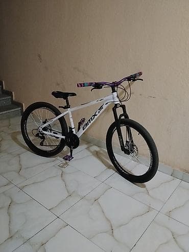 peredok velosiped: BTMX GTR dağ velosipedi - Rəng: ağ çərçivə, qara amortizatorlu ön — 1