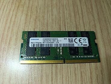 mini printer: DDR4 16GB Samsung laptop yaddaş modulu Original - Model: Samsung — 1