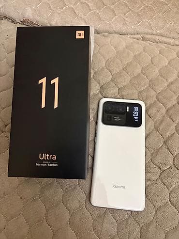 data modem sim card: Xiaomi Mi 11 Ultra, 512 GB, rəng - Ağ, 
 Zəmanət, Düyməli, Sensor — 1
