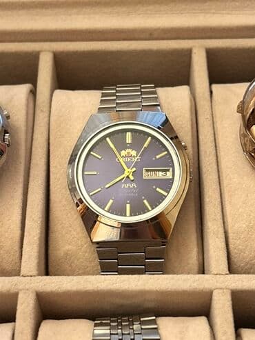 irshad telecom is saatlari: İşlənmiş, Qol saatı, Orient, rəng - Boz — 1