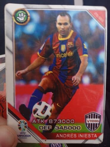 Futbol kolleksiya kartları dəsti Tərkib və xüsusiyyətlər: - Tematik — 10