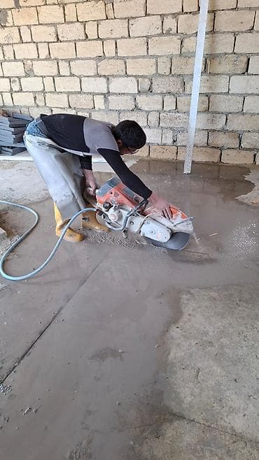 ucuz hovuz: Beton kəsmə və döşəmədə kəsim xidməti. Xidmətə aşağıdakılar daxildir — 1