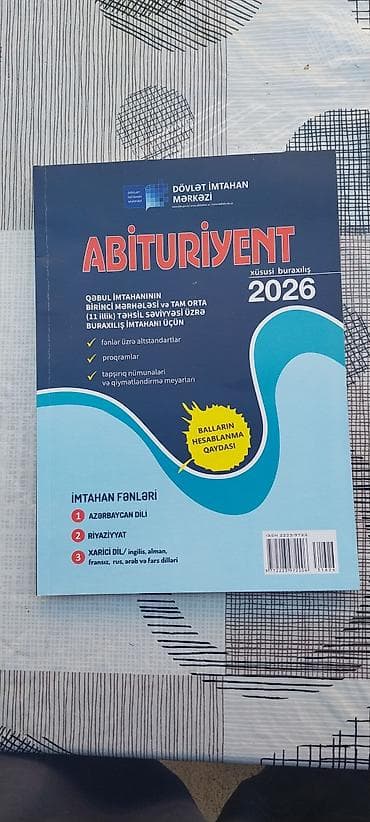 Məhsul: Abituriyent hazırlığı və məktəb fənləri üzrə dərs vəsaitləri lalafo.az -da Məhsul: Abituriyent hazırlığı və məktəb fənləri üzrə dərs vəsaitləri