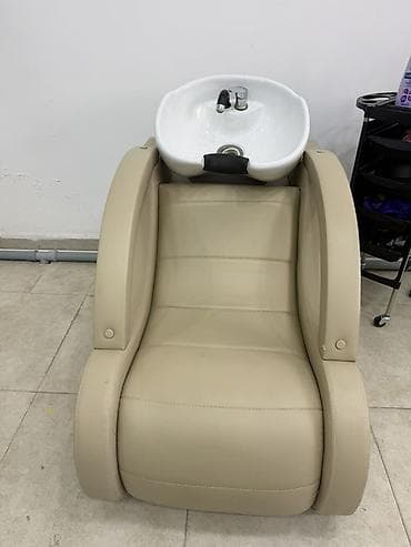 riad mebel: Salon üçün saç yuma kreslosu və keramika lavabo - Rahat oturacaq — 2