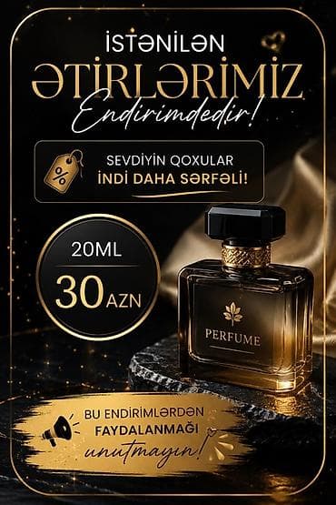 Ətir məhsulları – seçdiyin qoxular indi daha sərfəli! - Həcmi: 20 ml
