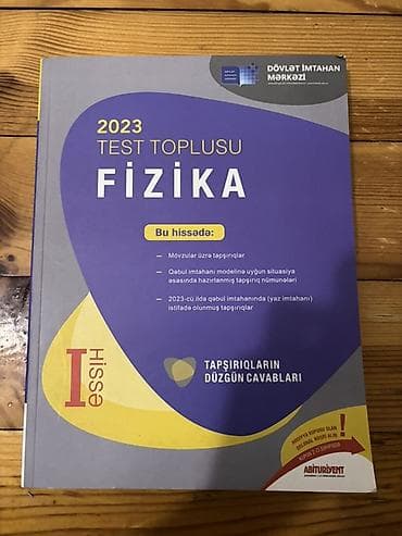 toplu pdf: Məhsul: “2023 Test Toplusu – Fizika (I hissə)” Xüsusiyyətlər: - — 1