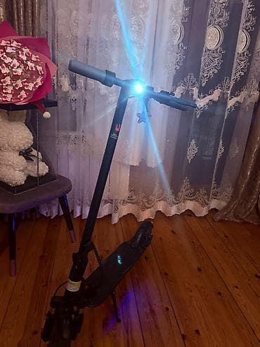 Velosiped ehtiyyat hissələri: (alaqə nömrəsi 0553920782)Elektrik skuter – qara rəng, kompakt və — 4
