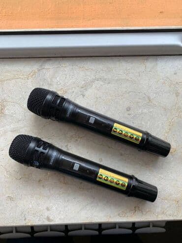 mikrofonlar: Mikrofon "Shure UGX23" Shure mikrofonlar. cox kefiyyətlidir. metal — 8