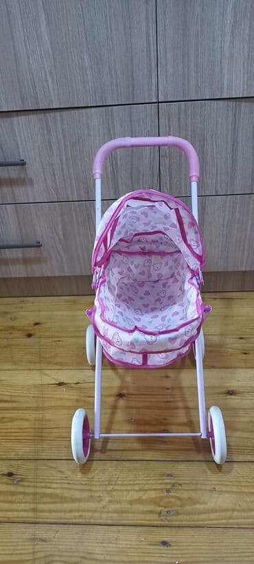 gəlinciklər üçün uşaq arabaları: İki tutacaqlı araba, Cins: Qız — 4