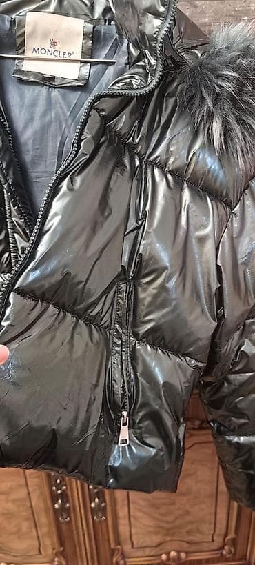 moncler bakı: Moncler qadın qış gödəkçəsi - Rəng: tünd metalik boz (parlaq — 4