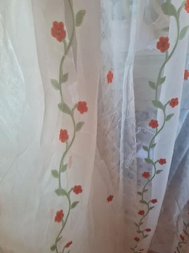 qapi ucun perdeler: İşlənmiş, Tül, Ünvandan götürmə — 2