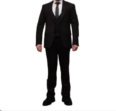 kişi ucun klassik qara kostyum: Kostyum, Qış, Celio, 5XL, rəng - Qara — 1