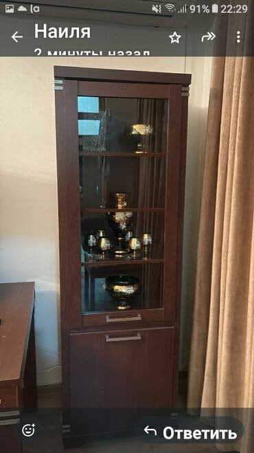 İşlənmiş, Açılan, 1 qapı Düz dolab, Bufet