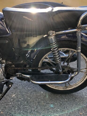 купить мопед в баку: Moped tipli benzinli motosiklet - Rəng: tünd mavi (xrom detallar və — 10