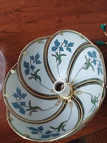 Освещение: Люстра, 1 лампа, Стекло — 2