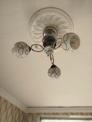 parca bez: Çılçıraq, 3 lampa, Metal — 1