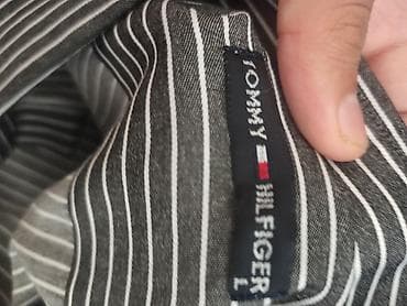 Мужская рубашка, Tommy Hilfiger, L, цвет - Черный — 3