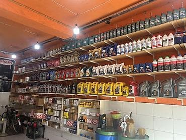 Avtomobil və motosikletlər üçün yağlama xidməti və yağ-mağazası — 5