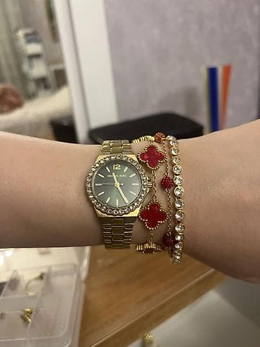 anti pas: Qol saatı, Michael Kors, rəng - Qızılı — 4