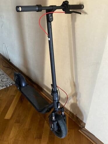 qar masqası: Ninebot elektrik skuter 16 gündür alınıb, cəmi 160km sürülüb. Sürət - — 1