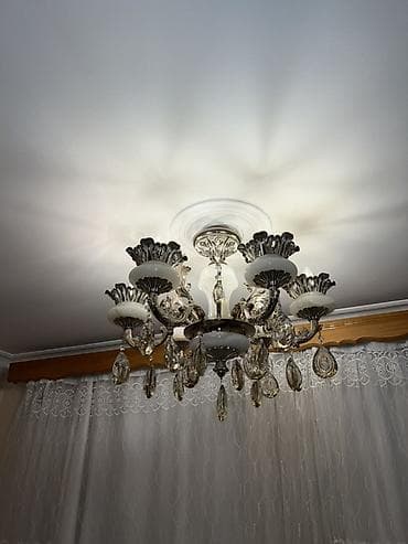 Çılçıraq, 10 və daha çox lampa, Metal