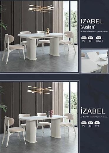 kombi kreditle: İZABEL masa Açılan masayla 530 azn Fabrik istehsalı mebellərin — 1
