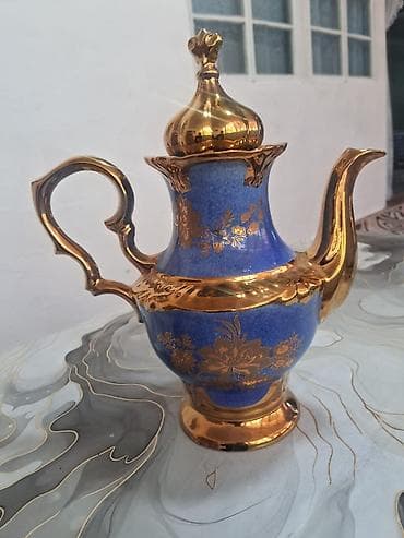 Mavi-çəhrayı tonlarda 6stekan tuturhec islemeyib - Material: parlaq — 1