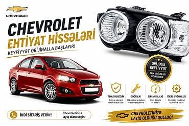 Salam dəyərli dostlar . Mağazamızda chevrolet modelləri üçün